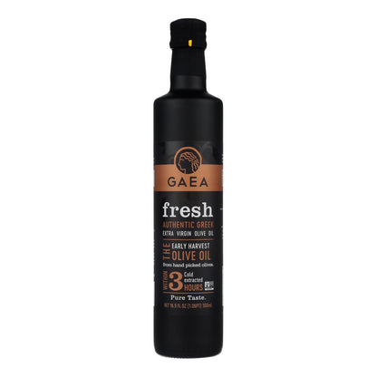 Aceite de oliva Gaea - Virgen extra - Gaea Fresh - 17 oz - Caja de 6
