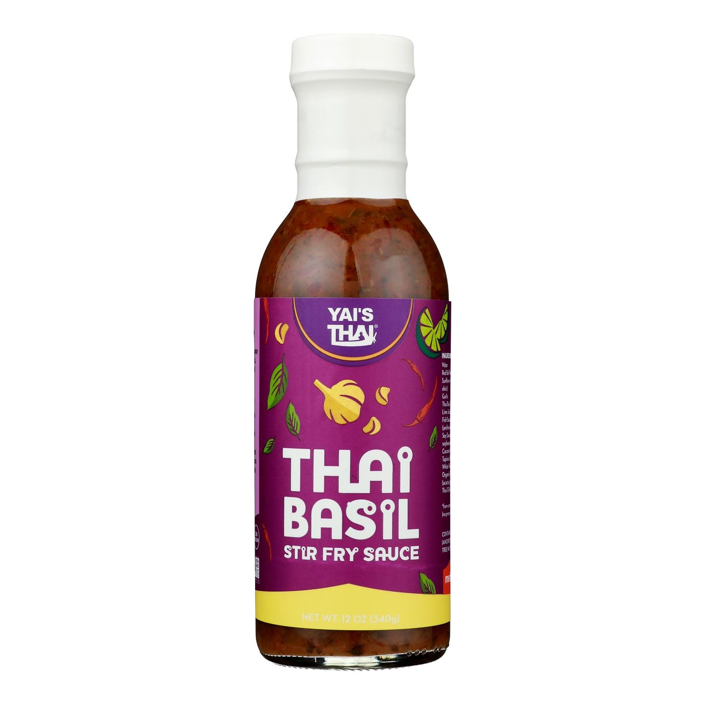 Yai's Thai - Salsa de albahaca tailandesa - Caja de 6-12 Fz