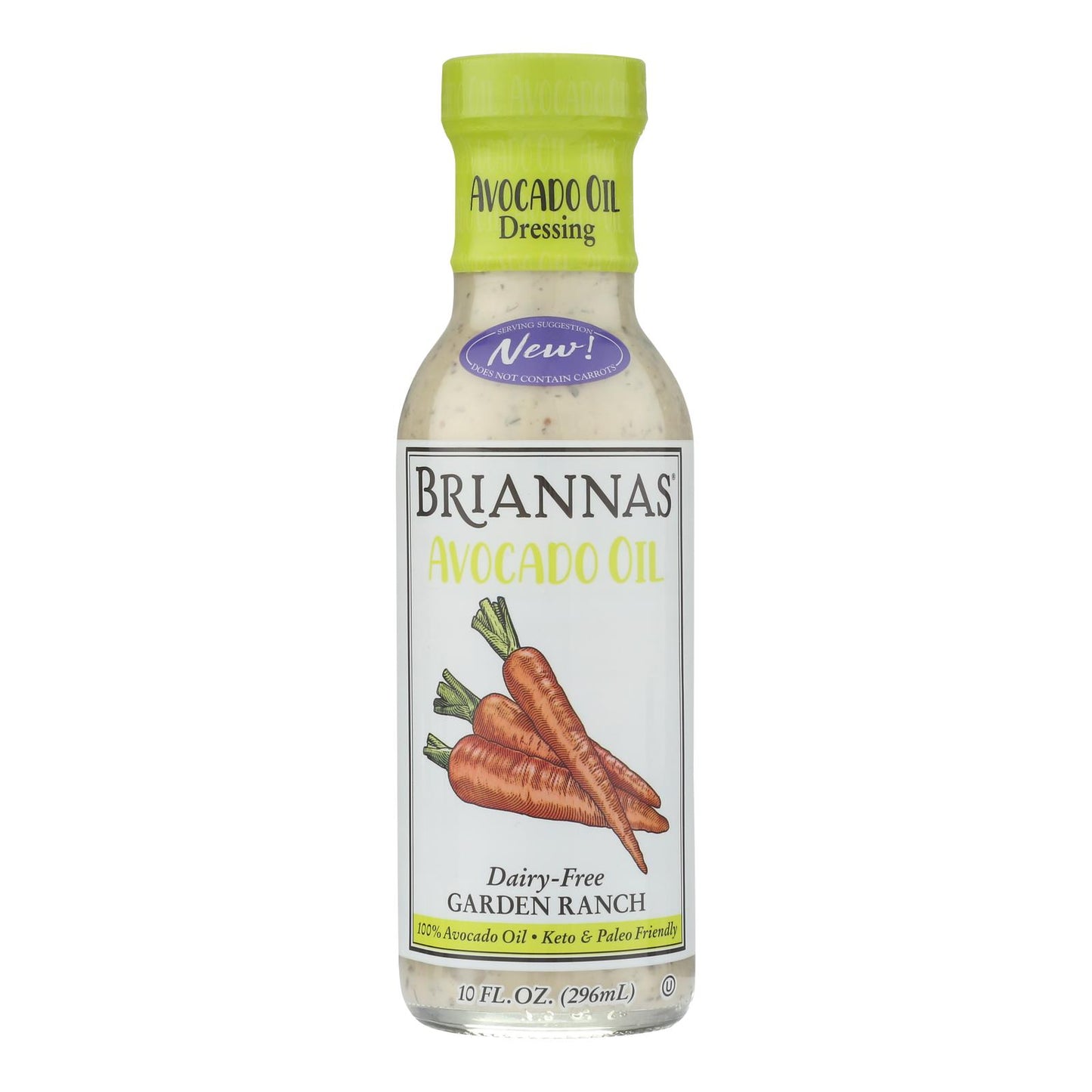 Brianna's - Dressing Df Ranch Avo Oil - Case Of 6-10 Fz