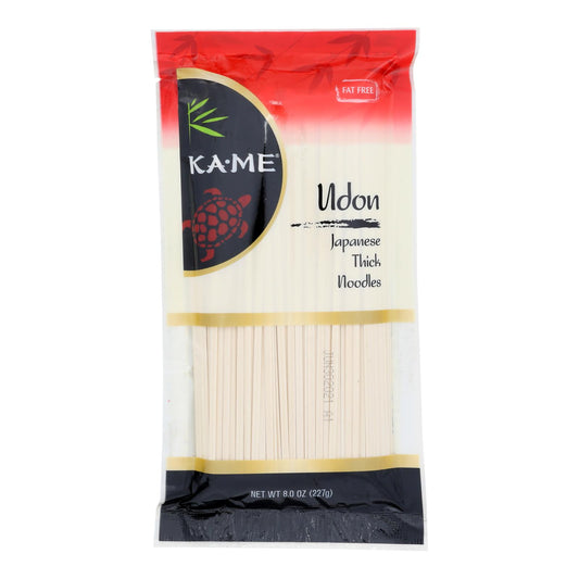 Fideos japoneses gruesos Ka'me Udon - Caja de 12 - 8 oz