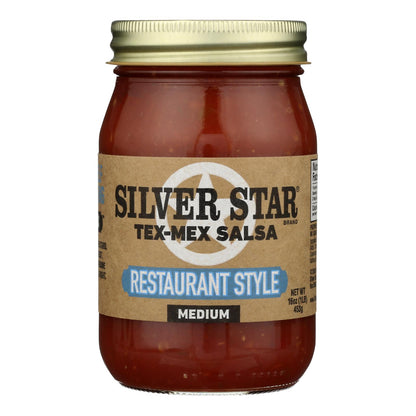 Salsa Silver Star estilo restaurante, caja de 6, 16 oz