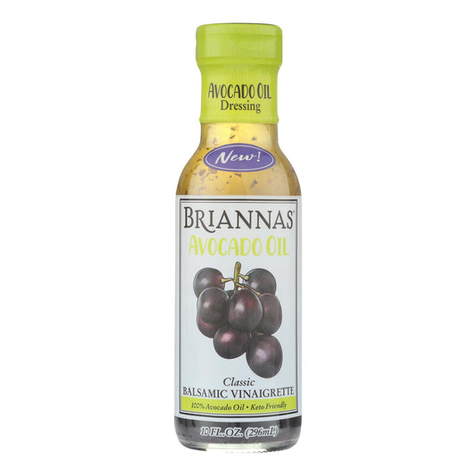 Brianna's - Aderezo clásico Bals Vin - Caja de 6-10 Fz