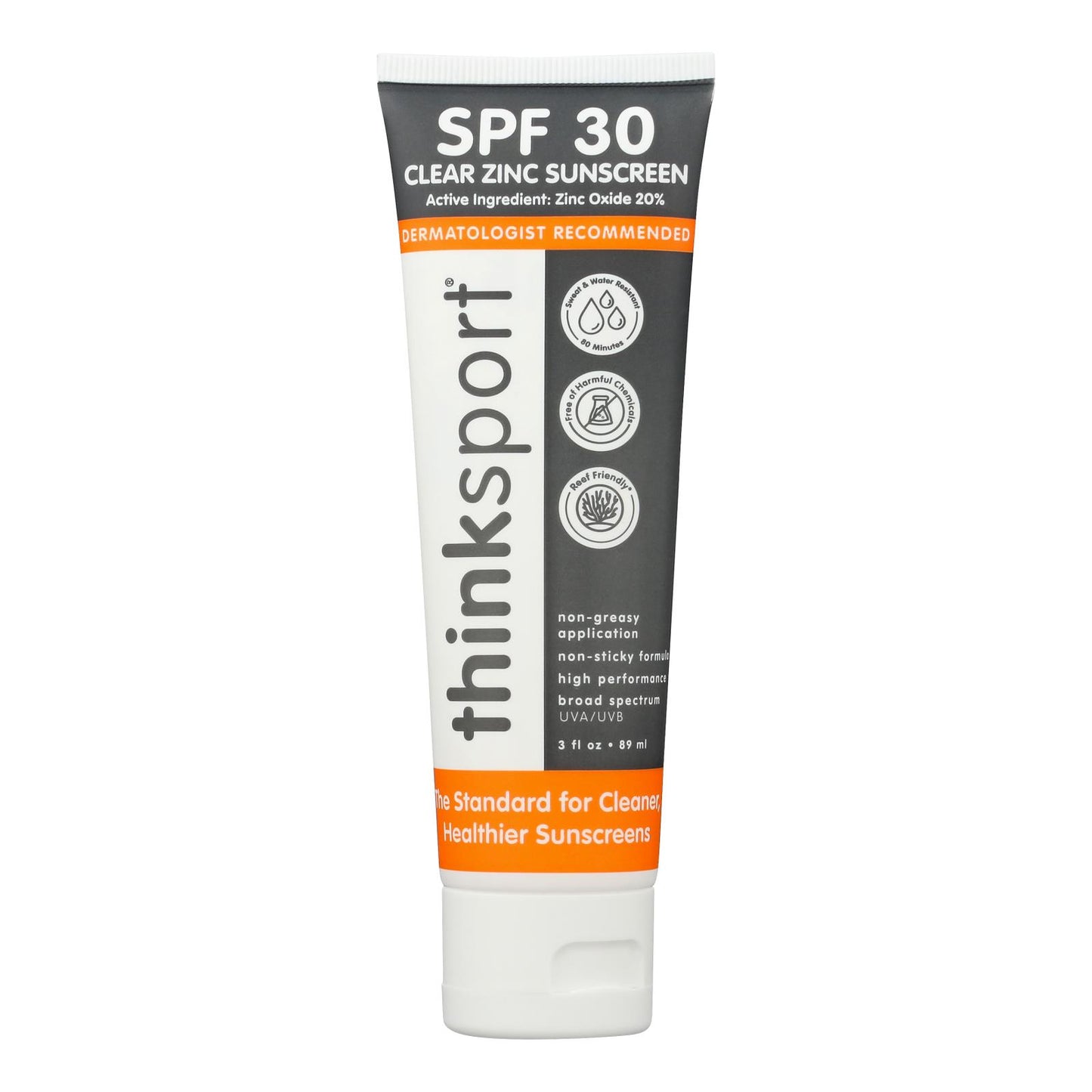 Thinksport - Snscrn Clear Zinc Spf30 - 1 件 -3 Fz