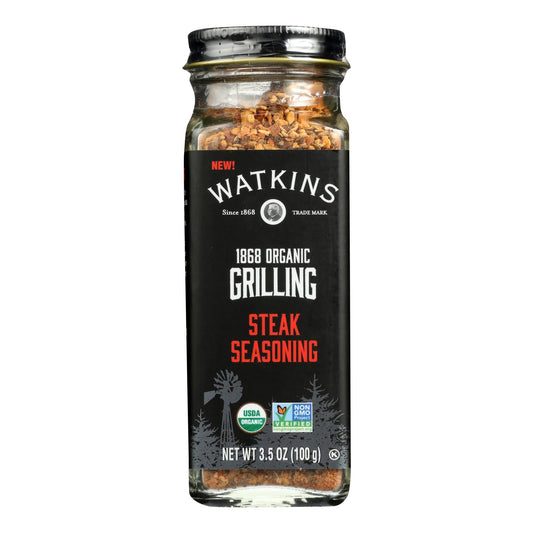 Watkins - Condimento para bistec a la parrilla - Caja de 3 - 3,5 oz