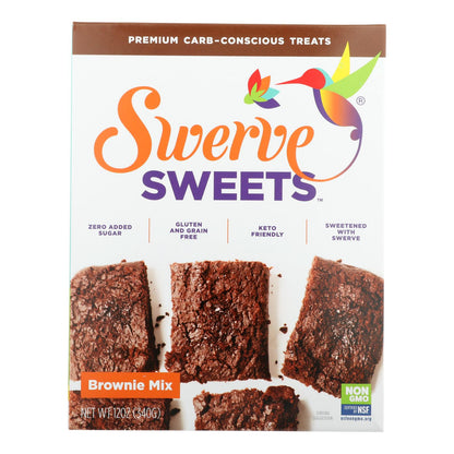 Swerve - Brownie para hornear mixto - Caja de 6 a 12 oz