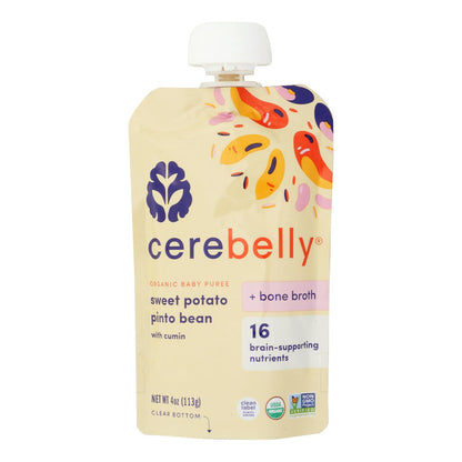 Cerebelly - Puré de Dulces Pnto Bn - Caja de 6-4 Oz