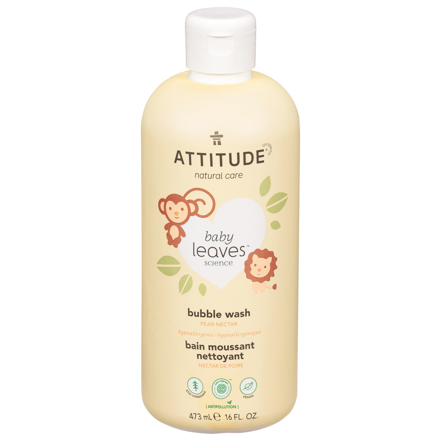 Attitude - Baby Bubble Wash Pear Nct - 1 unidad de 1 a 16 oz