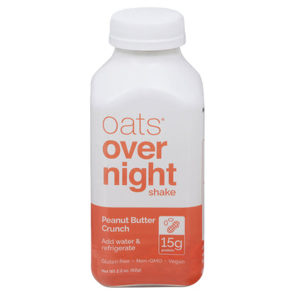 Avena durante la noche - Shke Ovrnt Oat Pb Crunch - Caja de 5 - 2.2 oz