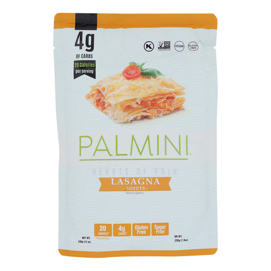 Palmini - Láminas de lasaña Hrts/palm - Caja de 6-12 oz