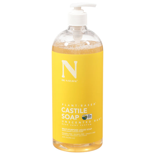 Dr. Natural - Jabón líquido de Castilla para bebés - 1 unidad de 1 a 32 fz