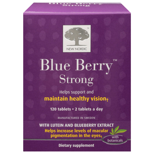 New Nordic - Blue Berry Strong - 1 unidad - 120 tabletas