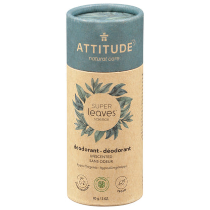 Attitude - Desodorante Spr/lv sin fragancia - 1 unidad - 3 oz