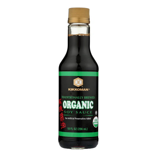 Kikkoman Soy Sauce - Tamari - Case Of 6 - 10 Fl Oz.