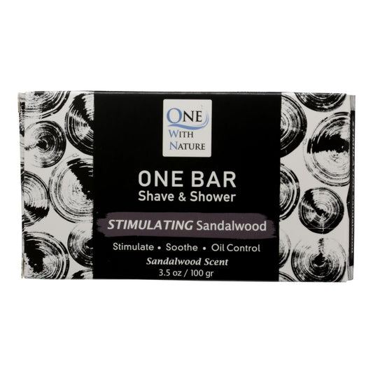 One With Nature - Una barra estimulante para el sueño - Caja de 3 - 3.5 oz