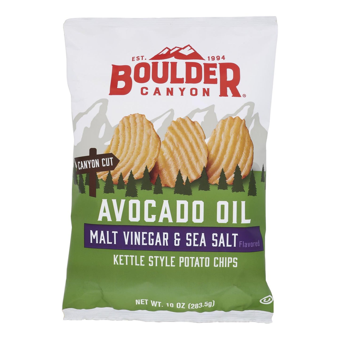 Boulder Canyon Natural Foods - Papas fritas Ktl Cnct Avo Mltvin - Caja de 12 - 10.00 oz