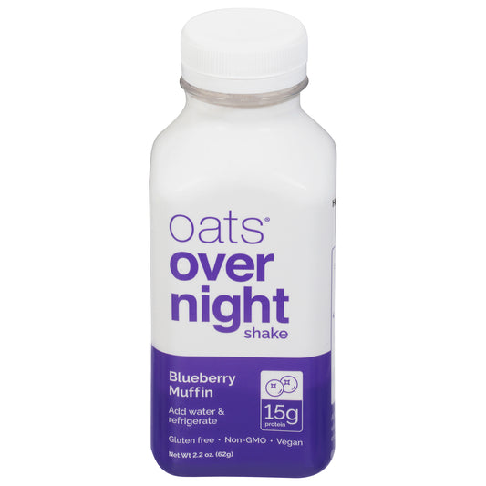 Avena durante la noche - Panecillo de avena Shke Ovrnt - Caja de 5 - 2.2 oz