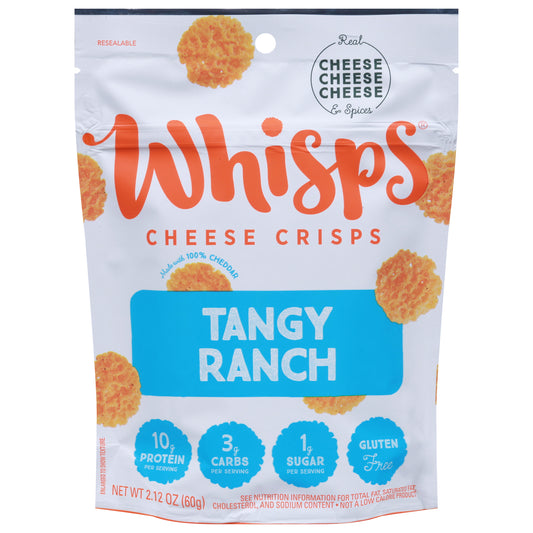 Whisps - Chs Crsps Tangy Ranch - 12 盒装 - 2.12 盎司