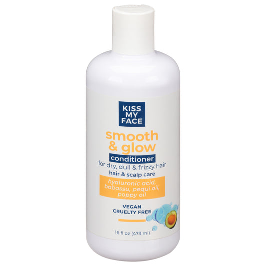 Kiss My Face - Acondicionador Smooth &amp; Glow - 1 unidad - 16 fz