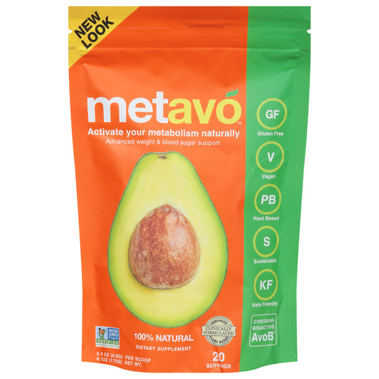 Metavo - Polvo para apoyar el metabolismo - Caja de 3 - 6,1 oz