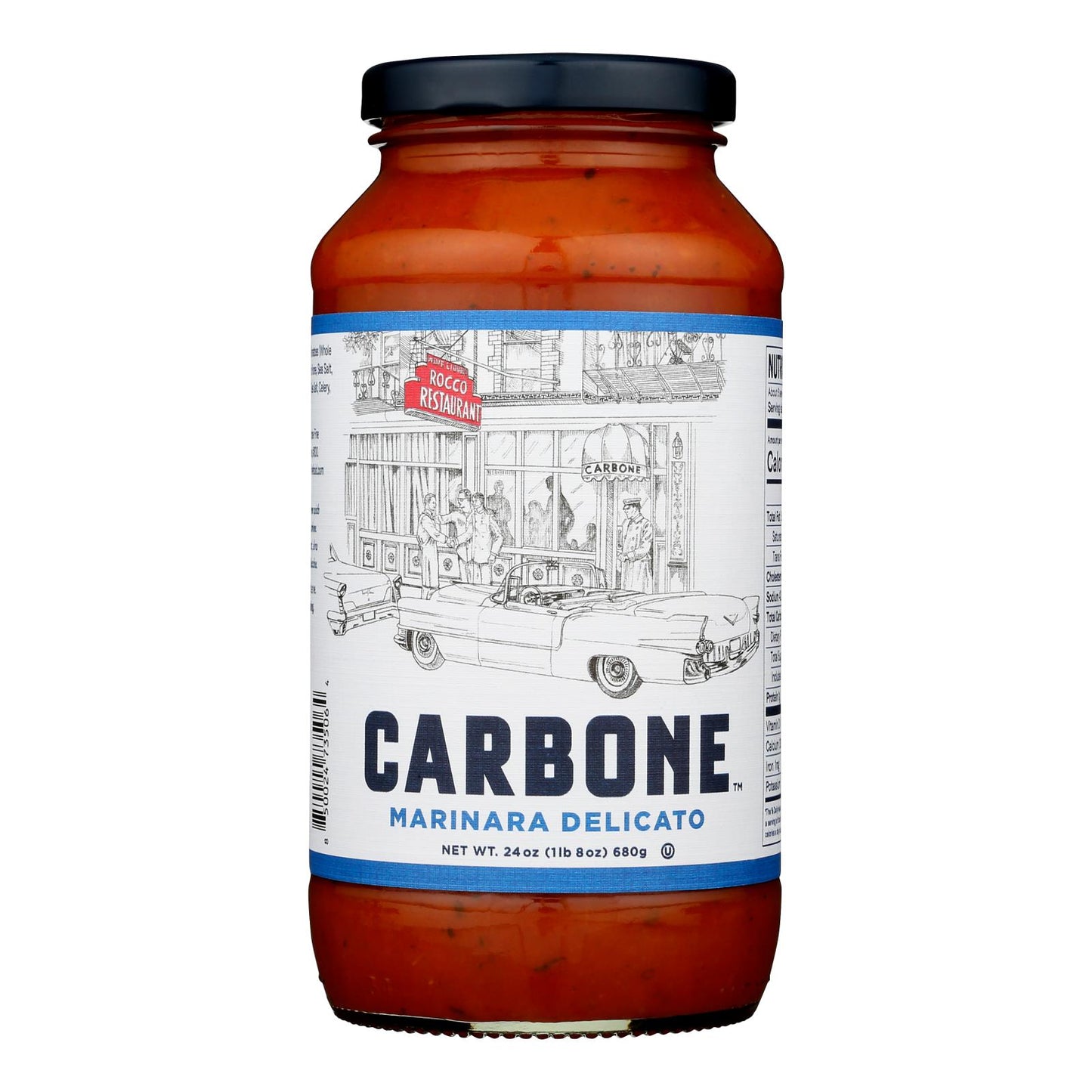 Carbone - Salsa Marinara Delicato - Caja de 6-24 Oz