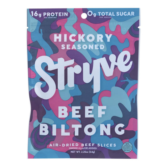 Stryve Foods - 熏牛肉干 - 12 盒装 - 2.25 盎司