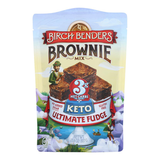 Birch Benders - Brwni Mix Ult Fudge Keto - Caja de 6 - 10,8 oz