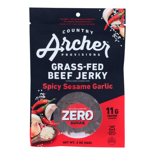 Country Archer - Bf Jrky Spicy Ses Gar Zero - Caja de 12 de 2 oz