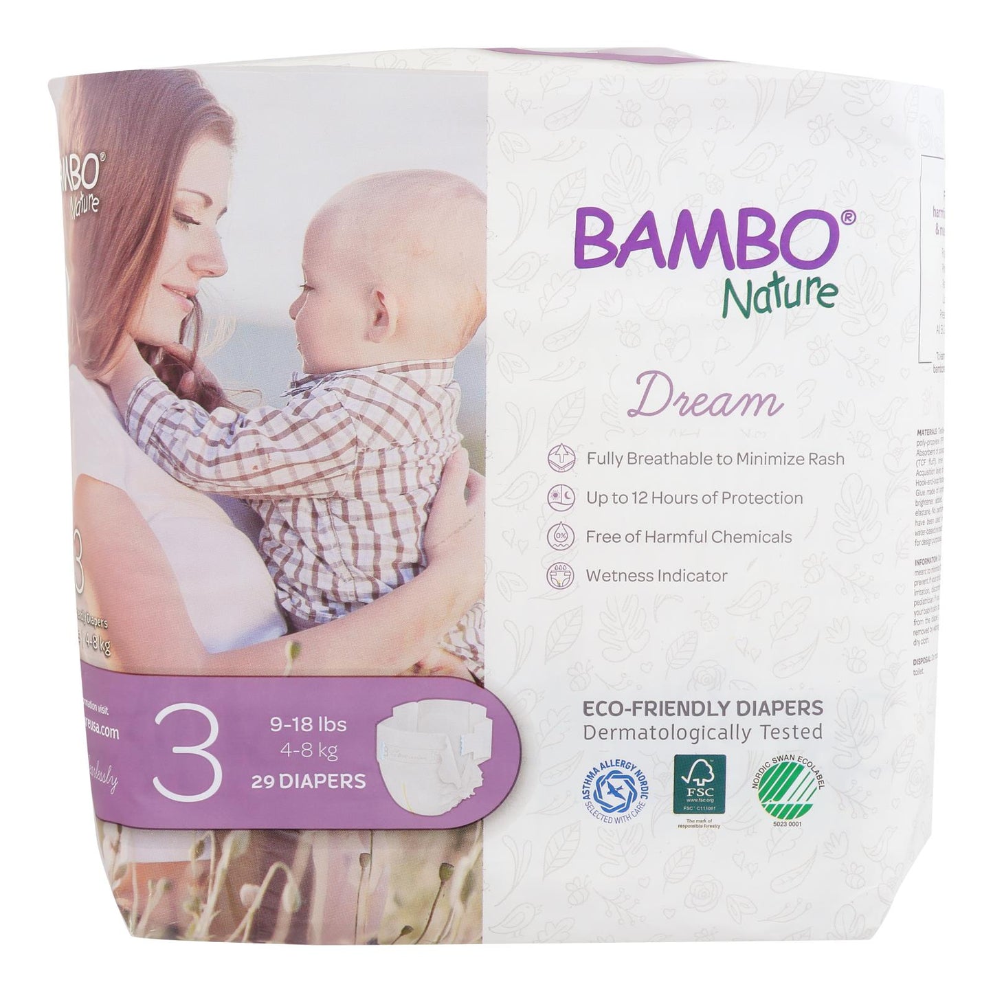 Bambo Nature - Pañales Talla 3 - Caja De 6 - 29 Unidades