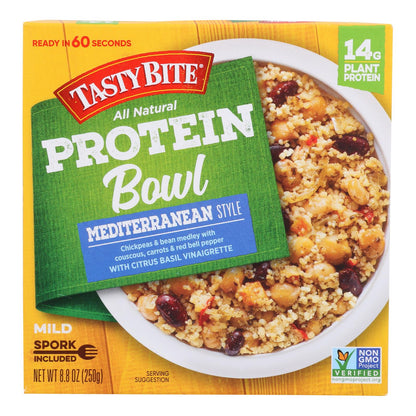 Tasty Bite - Tazón de proteína estilo Medit - Caja de 6 - 8,8 oz