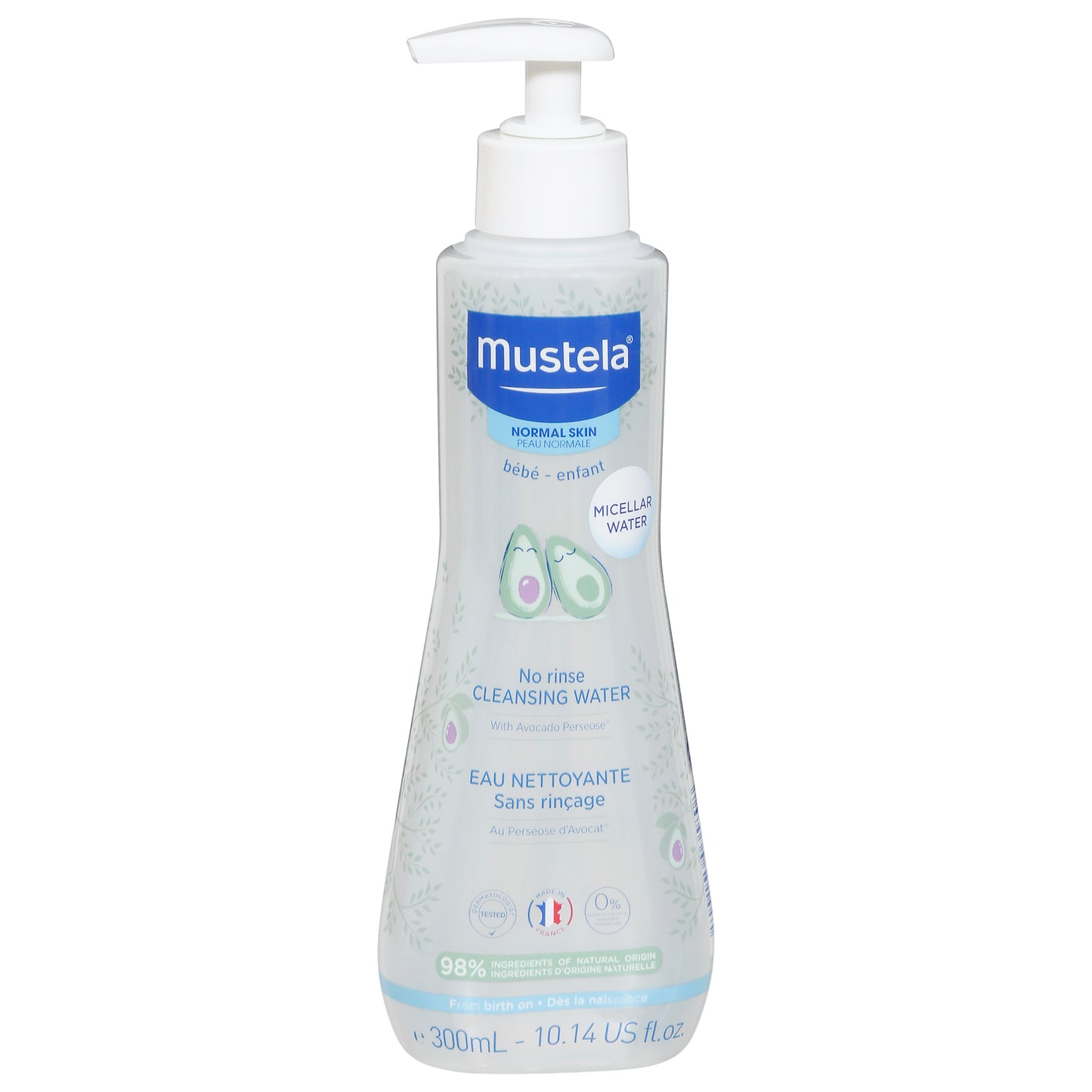 Mustela - Agua Limpiadora Sin Aclarado - 1 Unidad - 10,14 Fz