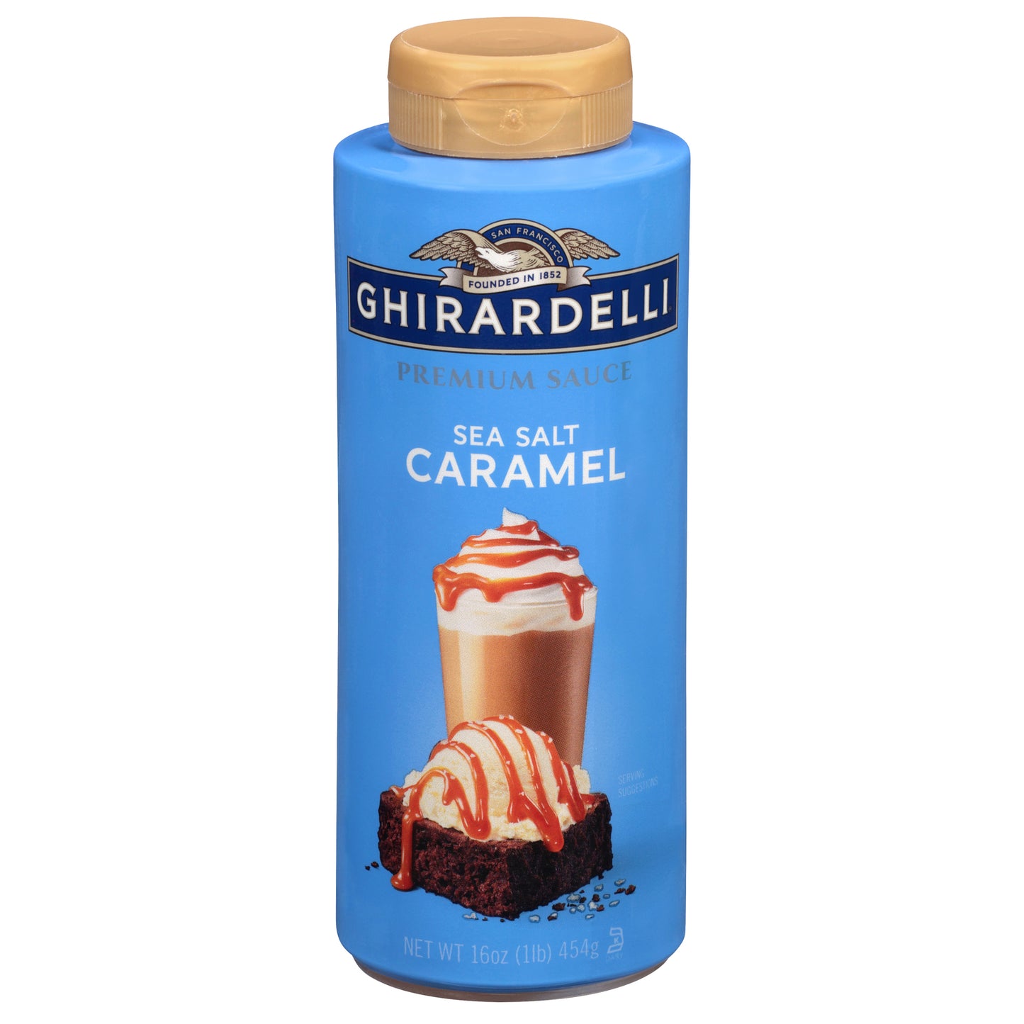 Ghirardelli - Salsa de caramelo con sal marina - Caja de 6-16 oz