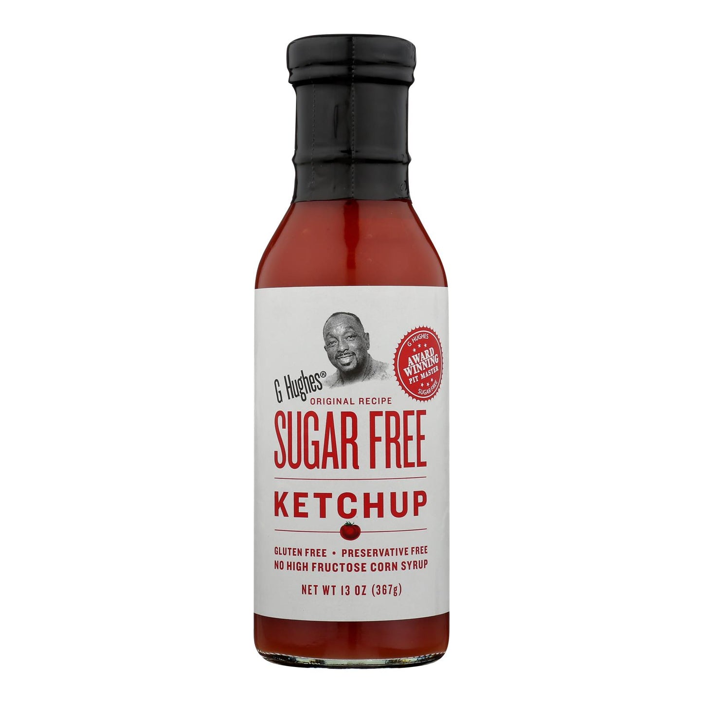 Ketchup sin azúcar G Hughes - Caja de 6 - 13 oz
