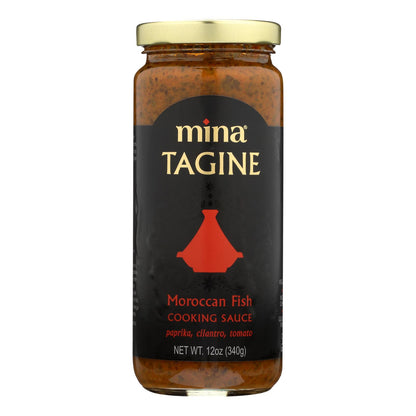 Salsa de tajine de pescado marroquí de Mina - Caja de 6 - 12 oz