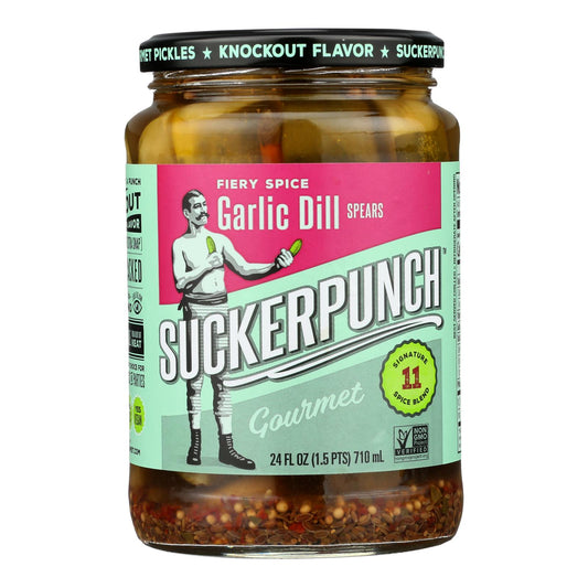 Suckerpunch - Pickle Spr Dill Grlc Fire - 6 盒装 - 24 盎司