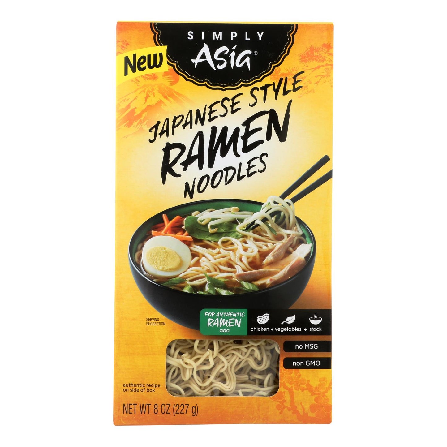 Fideos ramen estilo japonés Simply Asia - Caja de 6 - 8 oz