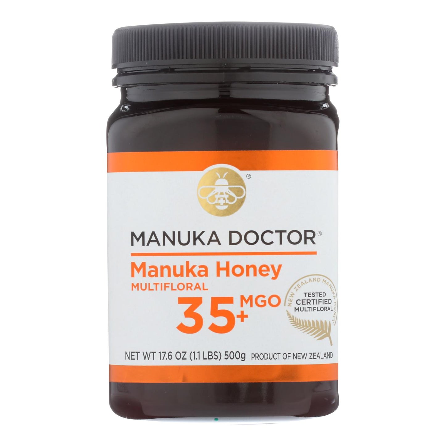 Manuka Doctor - 麦卢卡蜂蜜 Mf Mgo35+ 500g - 6 盒装 - 17.6 盎司