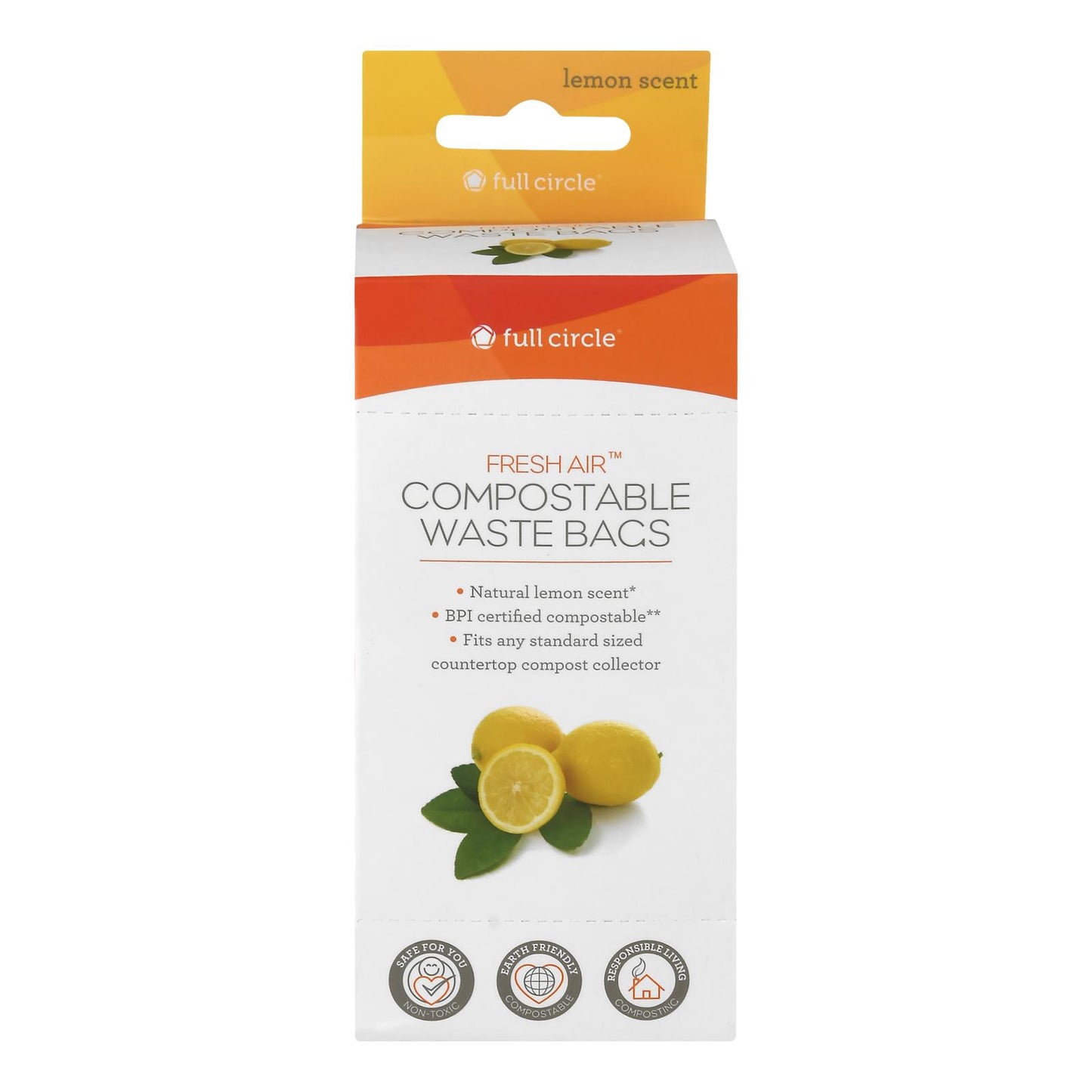 Full Circle Home - Fresh Air Compostable Waste Bags - Bpi - Case Of 6 - 25 Count