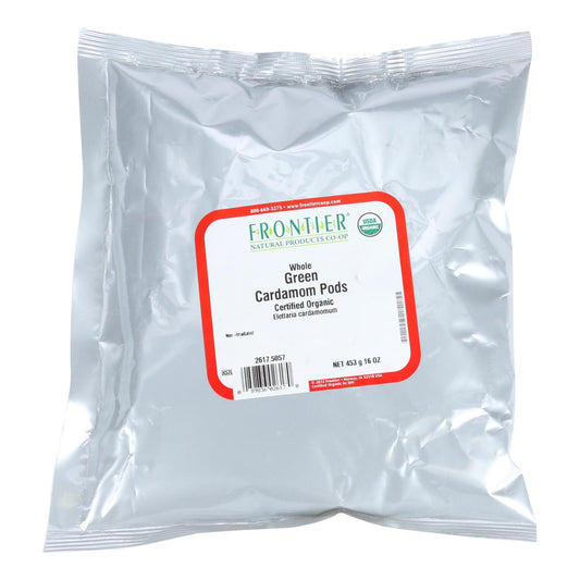 Frontier Herb 有机整粒豆蔻绿豆 - 单个散装商品 - 1 磅