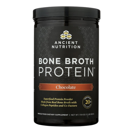 Ancient Nutrition - Prot Powder Bone Broth Chocolate - 1 Each-504 Grm