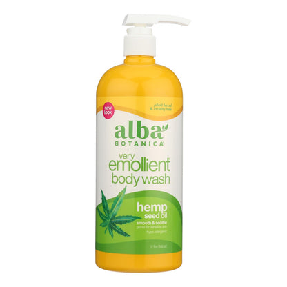 Alba Botanica - 浴室 Sk&amp;bdy Wsh 大麻 - 1 件 - 32 Fz