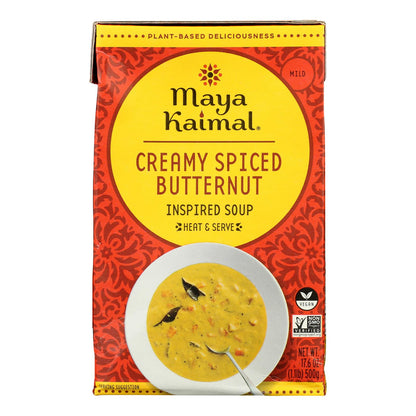 Maya Kaimal - Sopa cremosa de nueces y especias - Caja de 12 - 17,6 Fz