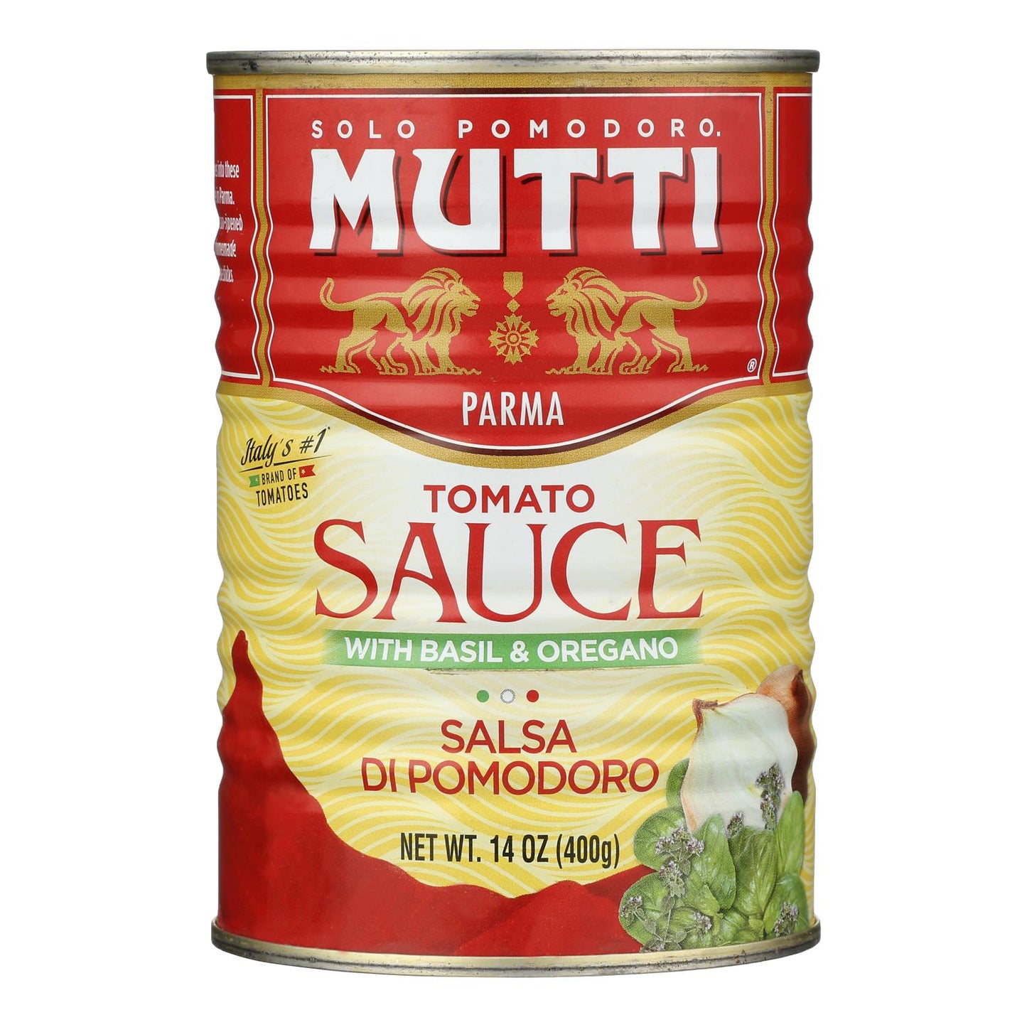 Salsa de tomate Mutti - Caja de 12 - 14 oz