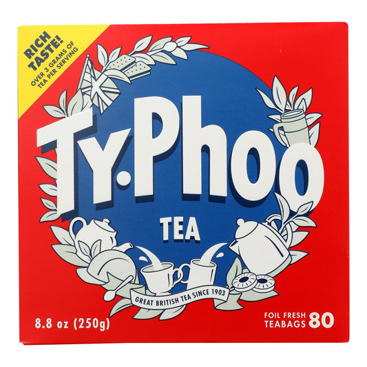 Typhoo Tea - 英式茶 - 6 盒装 - 80 袋