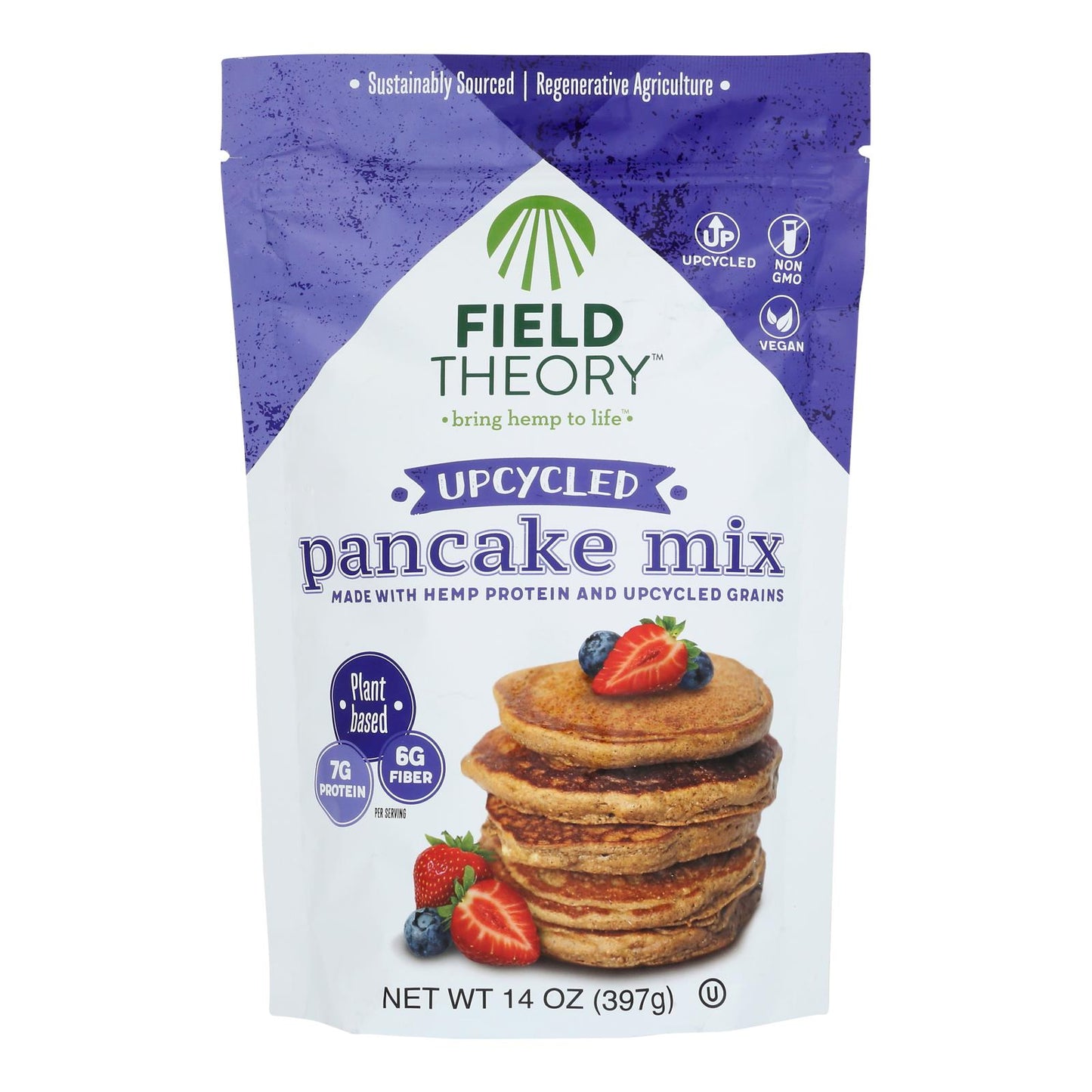 Field Theory - Mezcla reciclada para panqueques - Caja de 5 a 14 oz
