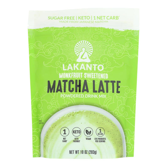 Latte Matcha endulzado con monkfruit de Lakanto - Caja de 8 - 10 oz