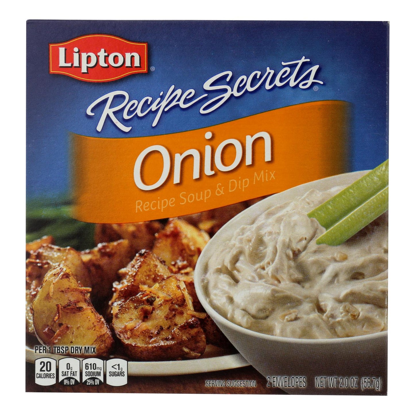 Lipton - Mix Onion Soup & Dip 2 Pack - Case Of 24 - 2 Oz