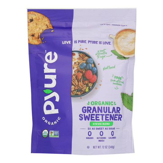Pyure - Granulr Swtnr W/stvia - Caja de 6-12 oz