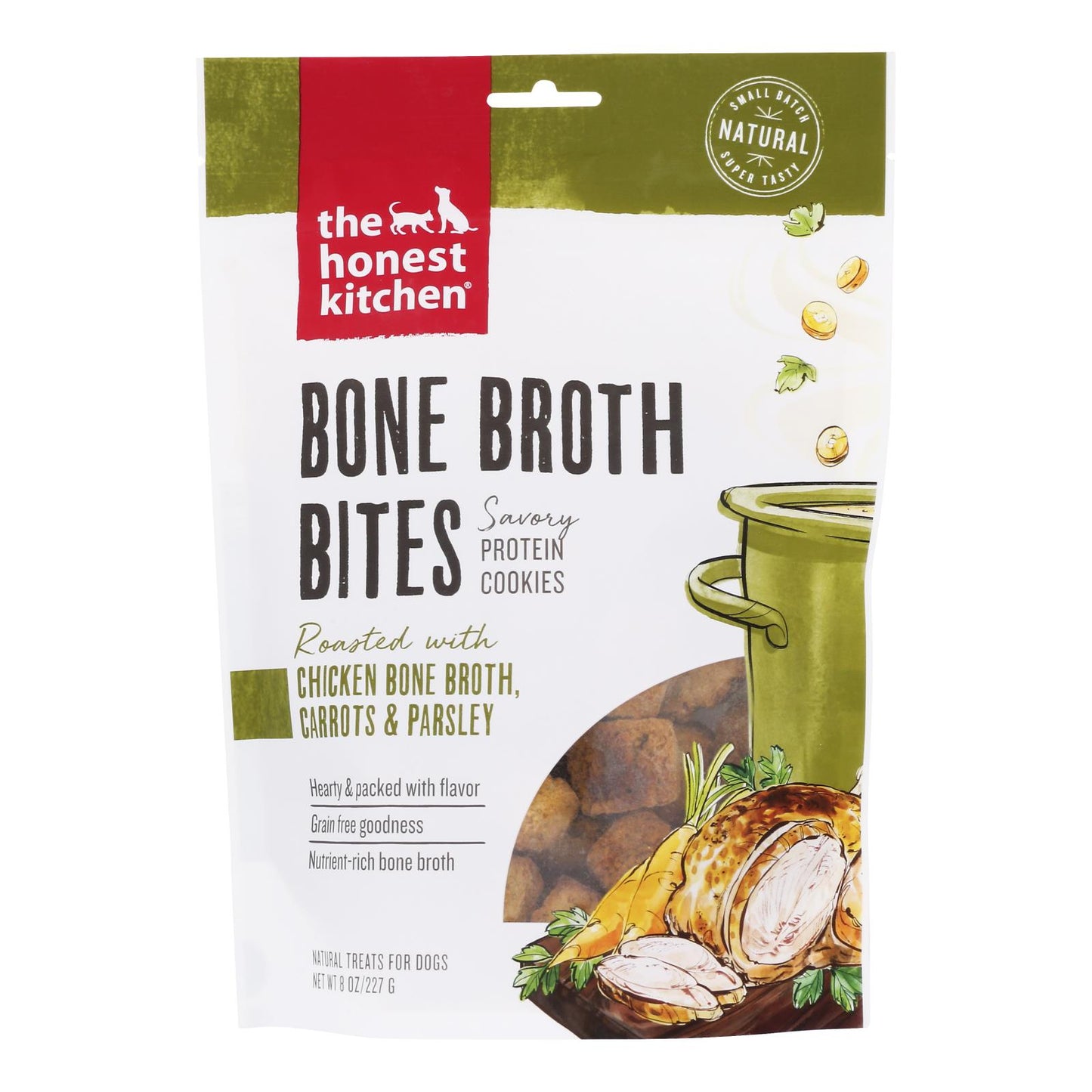 The Honest Kitchen - Dog Trt Bites Chicken Cart - Case Of 6-8 Oz