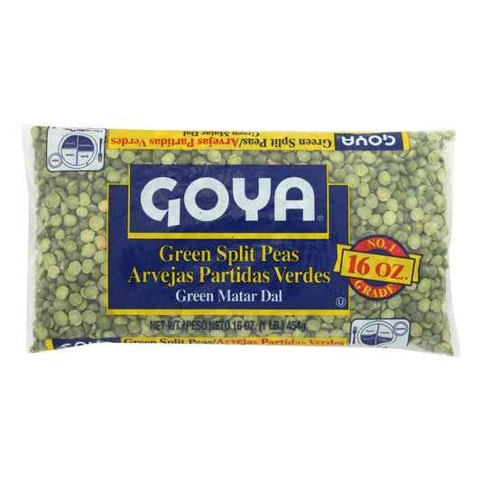 Goya - Guisantes verdes partidos - Caja de 24 - 16 oz