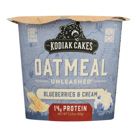 Pasteles Kodiak - Avena Blubry/CRM Pwrcup - Caja de 12 - 2,12 oz